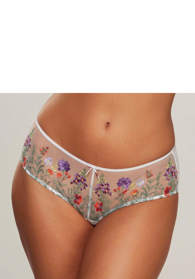 LASCANA Stringpanty Maria mit bunten Blumen aus Stickereispitze von LASCANA