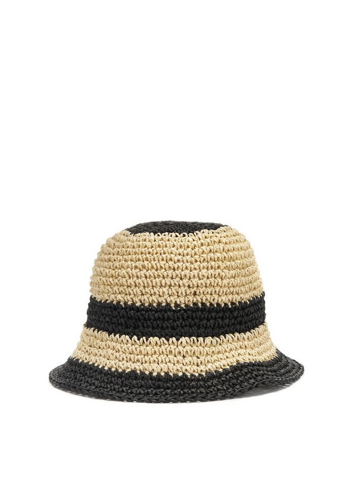 LASCANA Strohhut Bucket Hat aus Stroh, Sommerhut, Kopfbedeckung VEGAN von LASCANA
