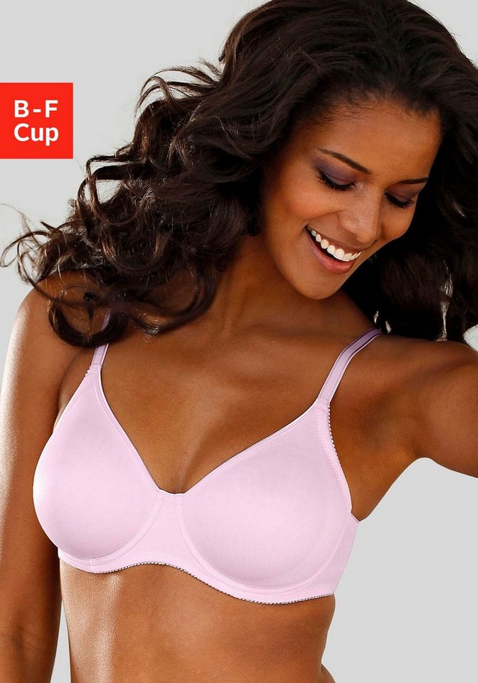 LASCANA T-Shirt-BH perfect basic mit Bügel, ohne Schale, Basic Dessous von LASCANA