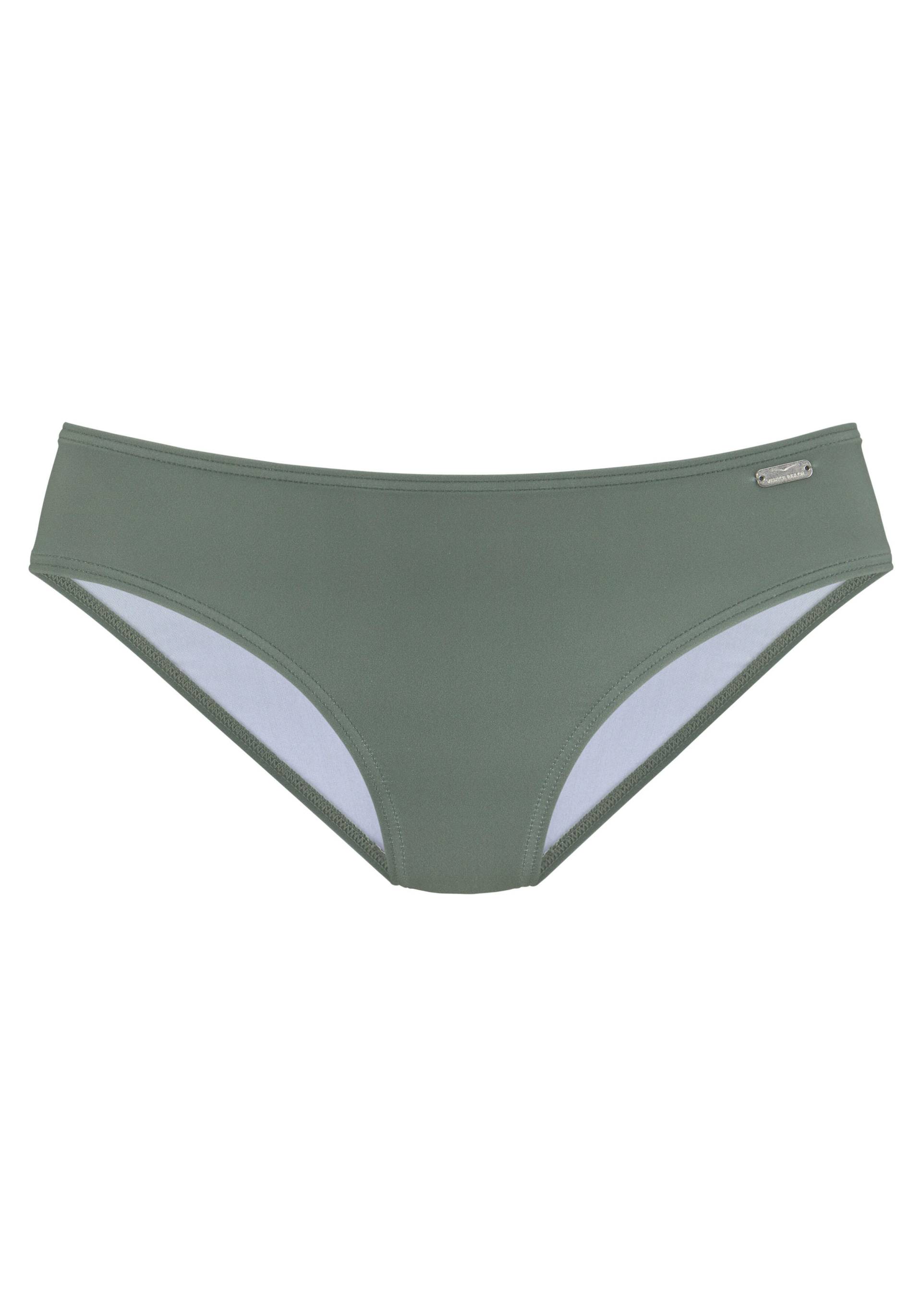 LASCANA - Venice Beach LM exkl. Sport Bikinihose normal oliv - Gr. - 44 von LASCANA