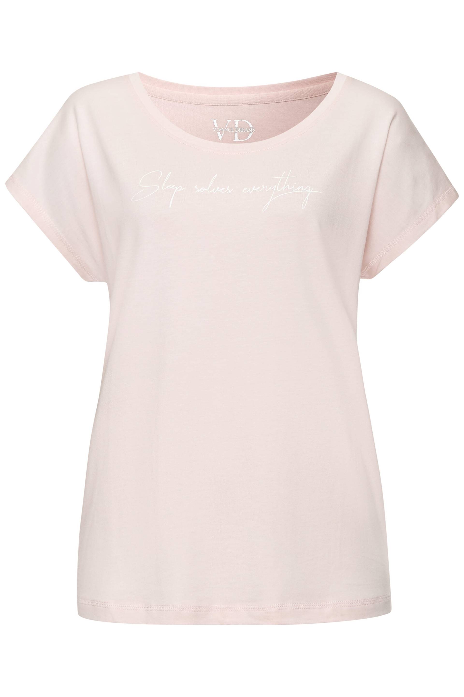 LASCANA - Vivance Dreams VD Cozy Dreams T-Shirt rose - Gr. - 36/38 von LASCANA