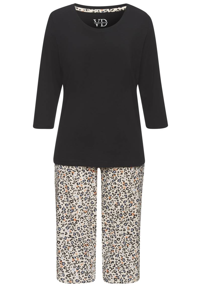 LASCANA - Vivance Dreams VD Leo Shorty grey aop - Gr. - 36/38 von LASCANA