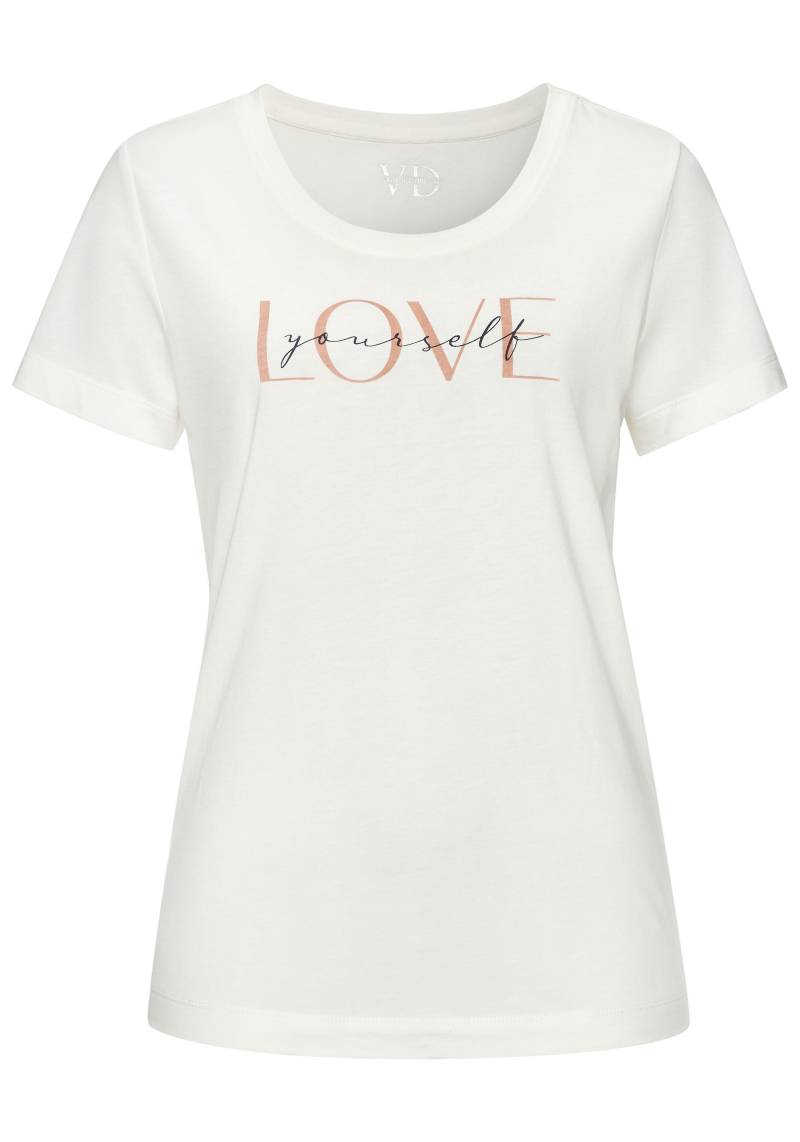 LASCANA - Vivance Dreams VD T-shirt white - Gr. - 36/38 von LASCANA