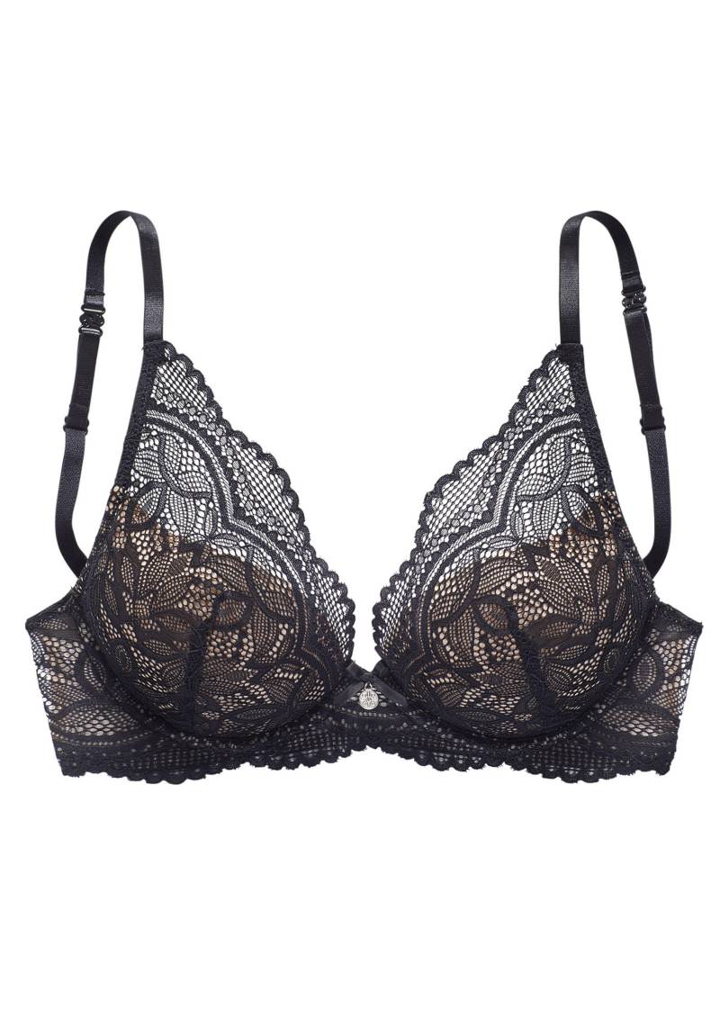 LASCANA - nuance Push-up BH black - Gr. - 75D von LASCANA