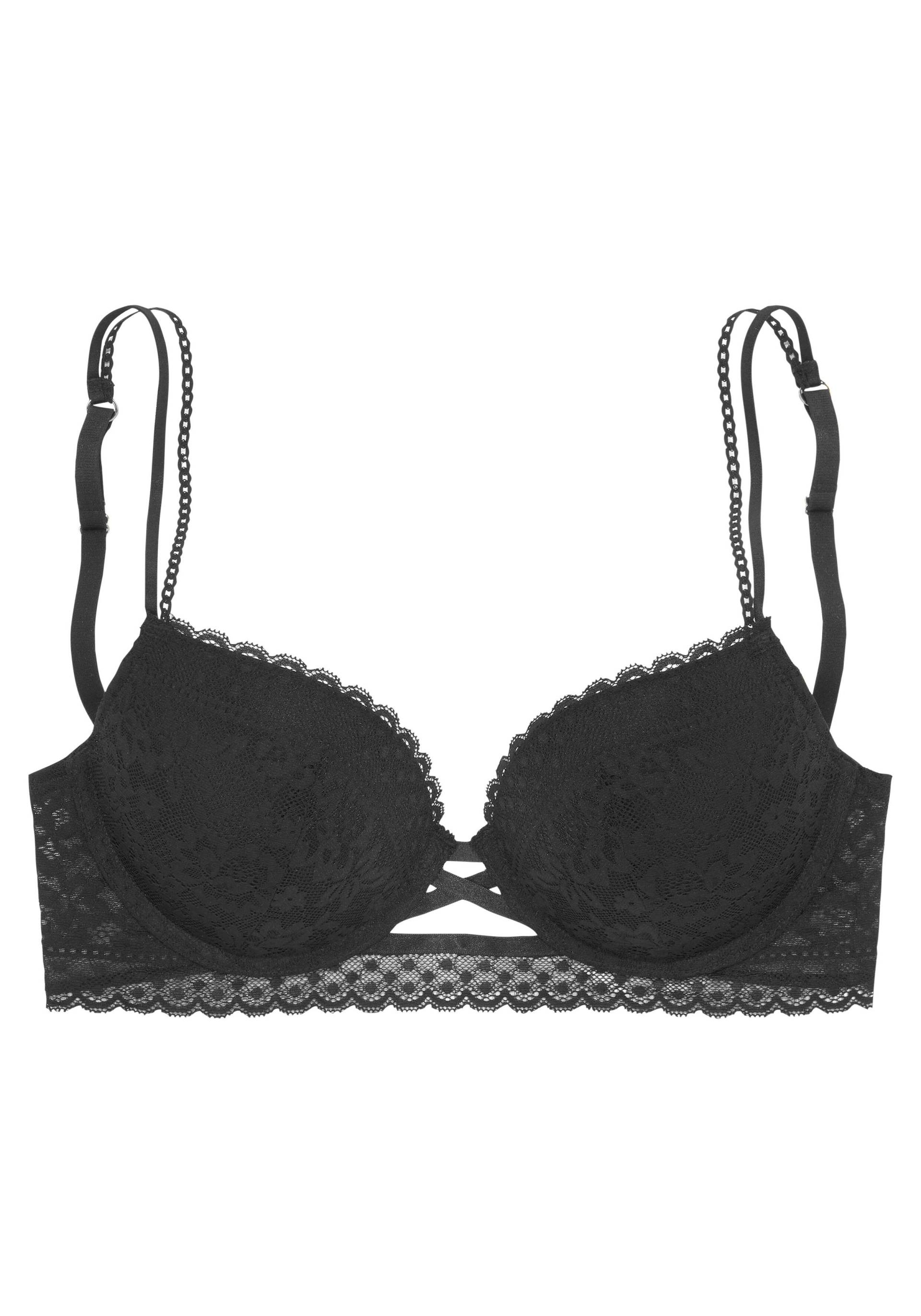 LASCANA - vivance Push-up BH black - Gr. - 75B von LASCANA