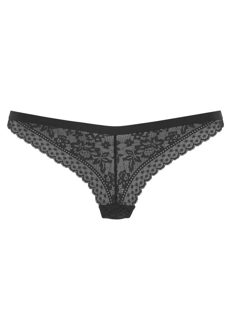 LASCANA - vivance String black - Gr. - 32/34 von LASCANA