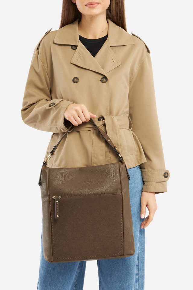 LASOCKI Handtasche Lasocki Große Tasche LSK-K-051-06 braun von LASOCKI