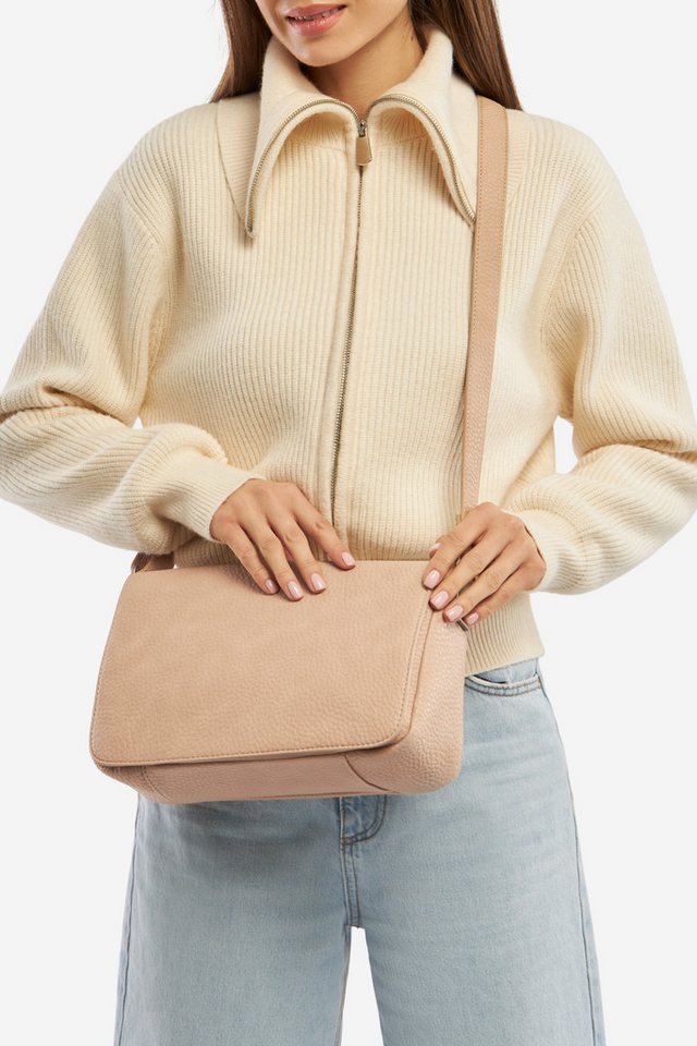 LASOCKI Handtasche Lasocki Kleine Messenger Bag LSK-K-055-06 beige von LASOCKI