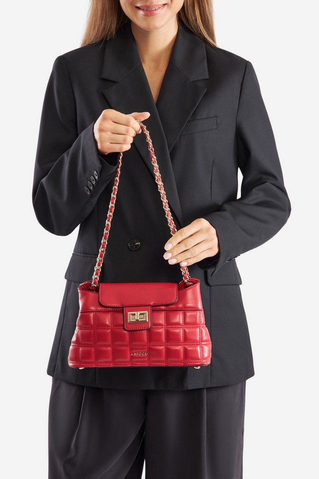 LASOCKI Handtasche Lasocki Kleine Tasche LSK-B-004-06 rot von LASOCKI