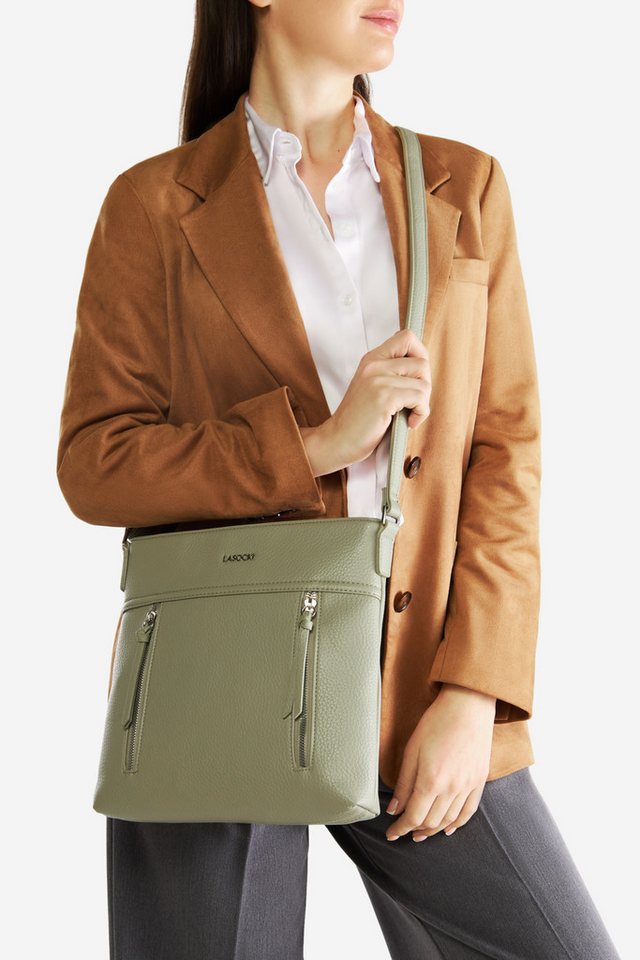 LASOCKI Handtasche Lasocki Kleine Tasche LSK-L-004-07 grün von LASOCKI