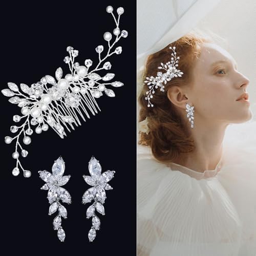 Damen Haarspangen Braut Hochzeit Haarnadeln Kristall Perle Haarspange Strass Haar Haar Hochzeit Haarschmuck Damen Haarspangen Braut Hochzeit Haarnadeln Kristall Perle Haarspange Strass Haar Haar Hochzeit Haarschmuck von LAST HOE DOWN