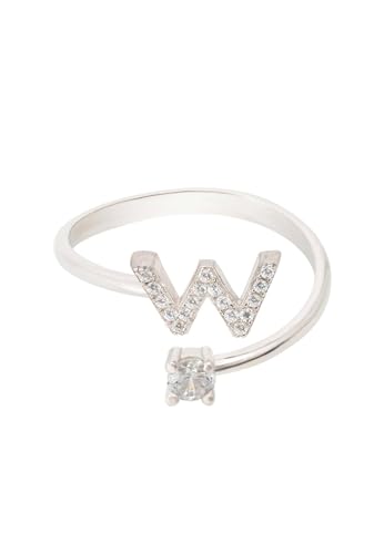 LATELITA Initialenring Silber W von LATELITA LONDON