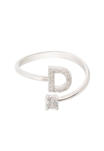 LATELITA Initialenring Silber D von LATELITA