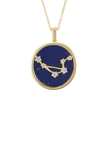 LATELITA Sternzeichen Lapislazuli-EDELSTEIN STERNBILD STERNBILD ANHÄNGER Halskette Gold Libra LATELITA Sternzeichen Lapislazuli-EDELSTEIN STERNBILD STERNBILD ANHÄNGER Halskette Gold Libra von LATELITA