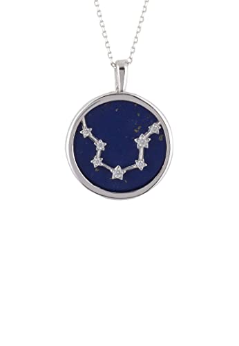 LATELITA Sternzeichen Lapislazuli-EDELSTEIN Stern STERNBILD ANHÄNGER Halskette Silber WASSERMANN von LATELITA