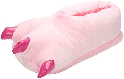 LATH.PIN Unisex Puschen Plüsch Hausschuhe Pantoffeln Kostüme Tierhausschuhe Geschenkidee, Rosa, L von LATH.PIN