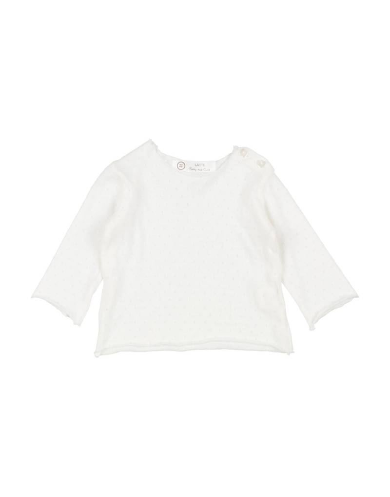 LATTE BABY AND CHILD Pullover Kinder Weiß von LATTE BABY AND CHILD