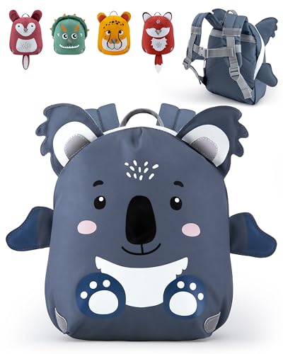 LAUBGOLD Kleiner Kindergartenrucksack Mädchen | Kita Rucksack ab 1 Jahr | Kinderrucksack mit Brustgurt | Leichter Rucksack Kindergarten Jungen u. Mädchen | 3,6 Liter | Ideal für Kleinkind 1-3 Jahre von LAUBGOLD