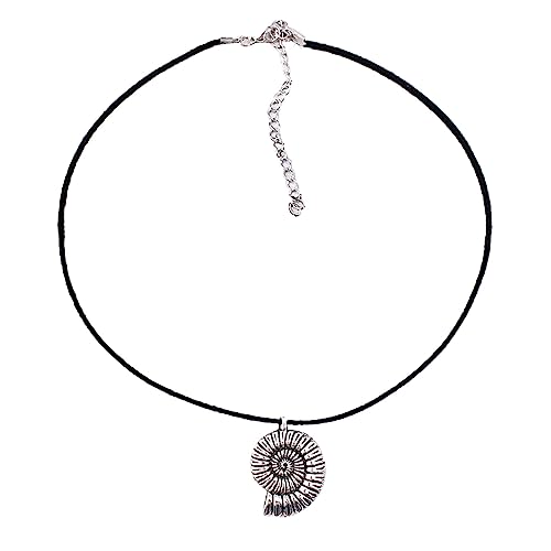 LAUDLY Conch Halskette mit Streifenmuster längenverstellbar Anhänger Halskette Trend Kette LAUDLY Conch Halskette mit Streifenmuster längenverstellbar Anhänger Halskette Trend Kette von LAUDLY