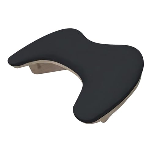 Handauflage Nagelstudio, U-förmige PU Leather Nagel Armauflage Handkissen, Maniküre Armlehne Kissen Wrist Rest für Nagelstudio & Heimmaniküre, Nagel Kissen für Schönheitssalons (Schwarz) von LAUFUY