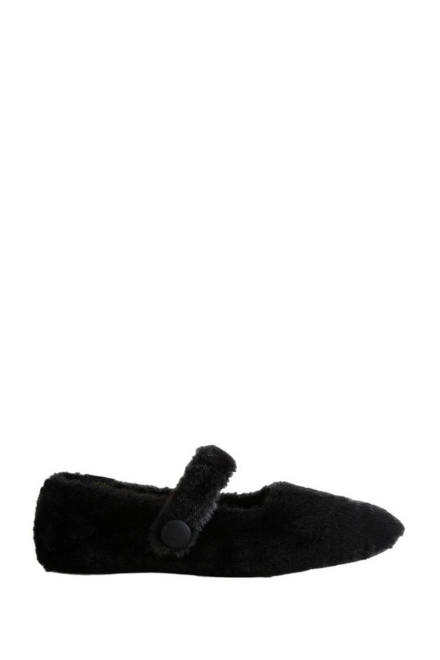 LAURA ASHLEY Laura Ashley Mary-Jane-Hausschuhe mit Kunstfell Hausschuh (1-tlg) von LAURA ASHLEY