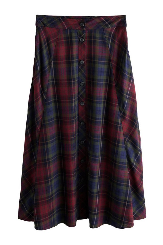 LAURA ASHLEY Maxirock Laura Ashley karierter Co-Ord Viskose-Maxirock (1-tlg) von LAURA ASHLEY