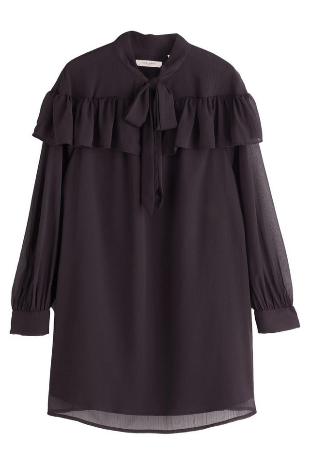 LAURA ASHLEY Minikleid Laura Ashley Chiffon-Minikleid mit Schluppe (1-tlg) von LAURA ASHLEY