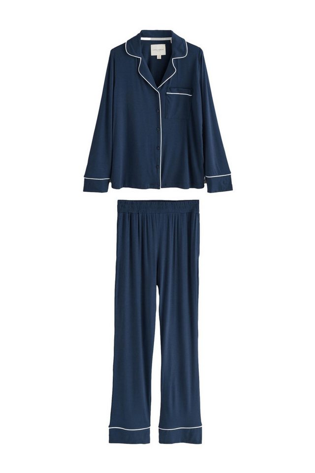 LAURA ASHLEY Pyjama Laura Ashley Pyjama mit Knopfleiste aus Modal (2 tlg) von LAURA ASHLEY