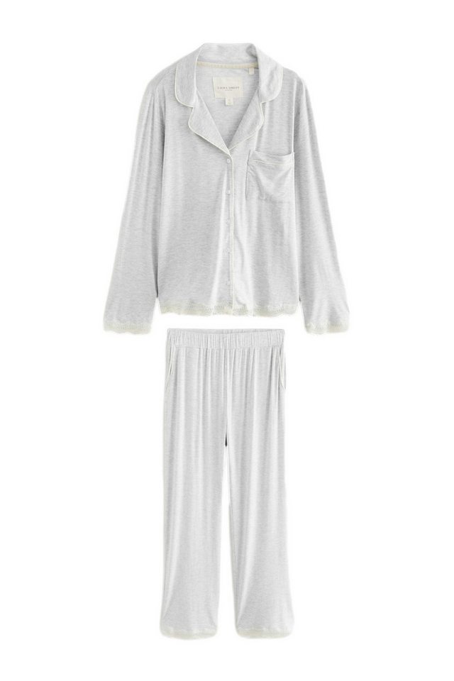 LAURA ASHLEY Pyjama Laura Ashley Pyjama mit Knopfleiste aus Modal (2 tlg) von LAURA ASHLEY