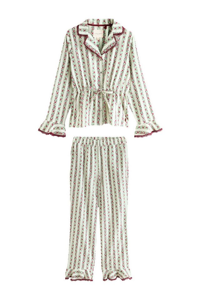 LAURA ASHLEY Pyjama Laura Ashley weihnachtlicher Kelbrook Schlafanzug (2 tlg) von LAURA ASHLEY