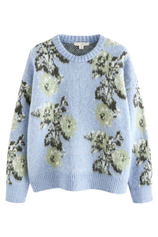 LAURA ASHLEY Rundhalspullover Laura Ashley Oversized Fit Rundhals-Strickpullover (1-tlg) von LAURA ASHLEY