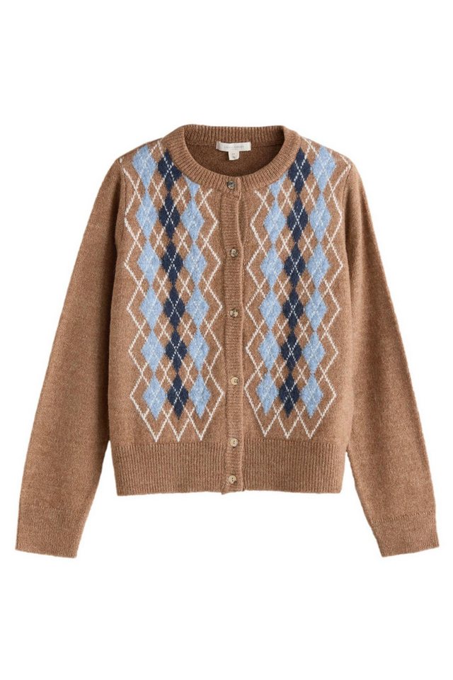 LAURA ASHLEY Strickjacke Laura Ashley Strickjacke mit Argyle-Muster (1-tlg) von LAURA ASHLEY
