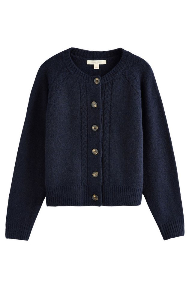 LAURA ASHLEY Strickjacke Laura Ashley Strickjacke mit Zopfmuster (1-tlg) von LAURA ASHLEY