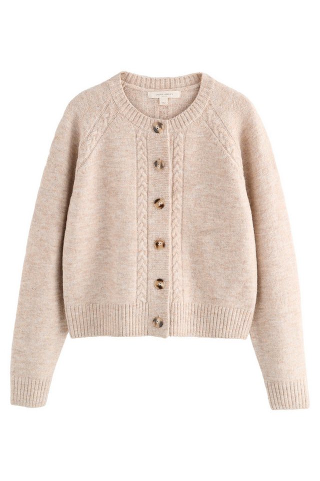 LAURA ASHLEY Strickjacke Laura Ashley Strickjacke mit Zopfmuster (1-tlg) von LAURA ASHLEY