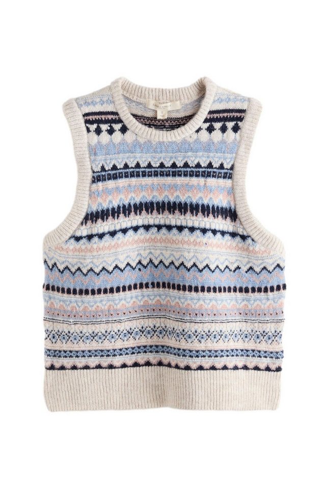 LAURA ASHLEY Stricktop Laura Ashley gestricktes Fairisle-Tanktop (1-tlg) von LAURA ASHLEY