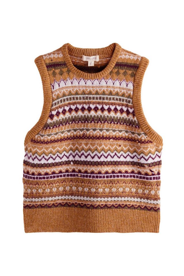 LAURA ASHLEY Stricktop Laura Ashley gestricktes Fairisle-Tanktop (1-tlg) von LAURA ASHLEY