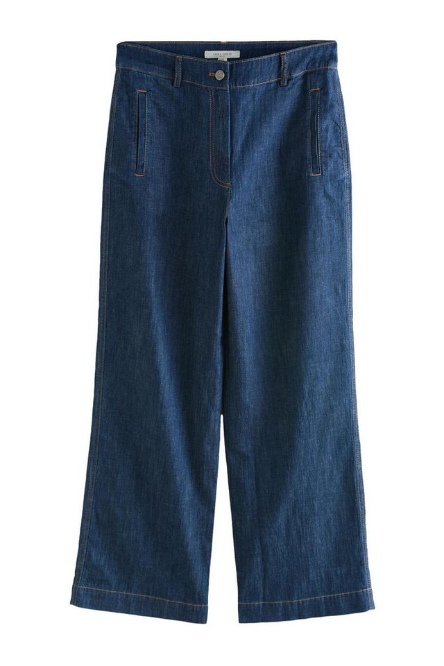 LAURA ASHLEY Weite Jeans Laura Ashley Jeans mit weitem Bein (1-tlg) von LAURA ASHLEY