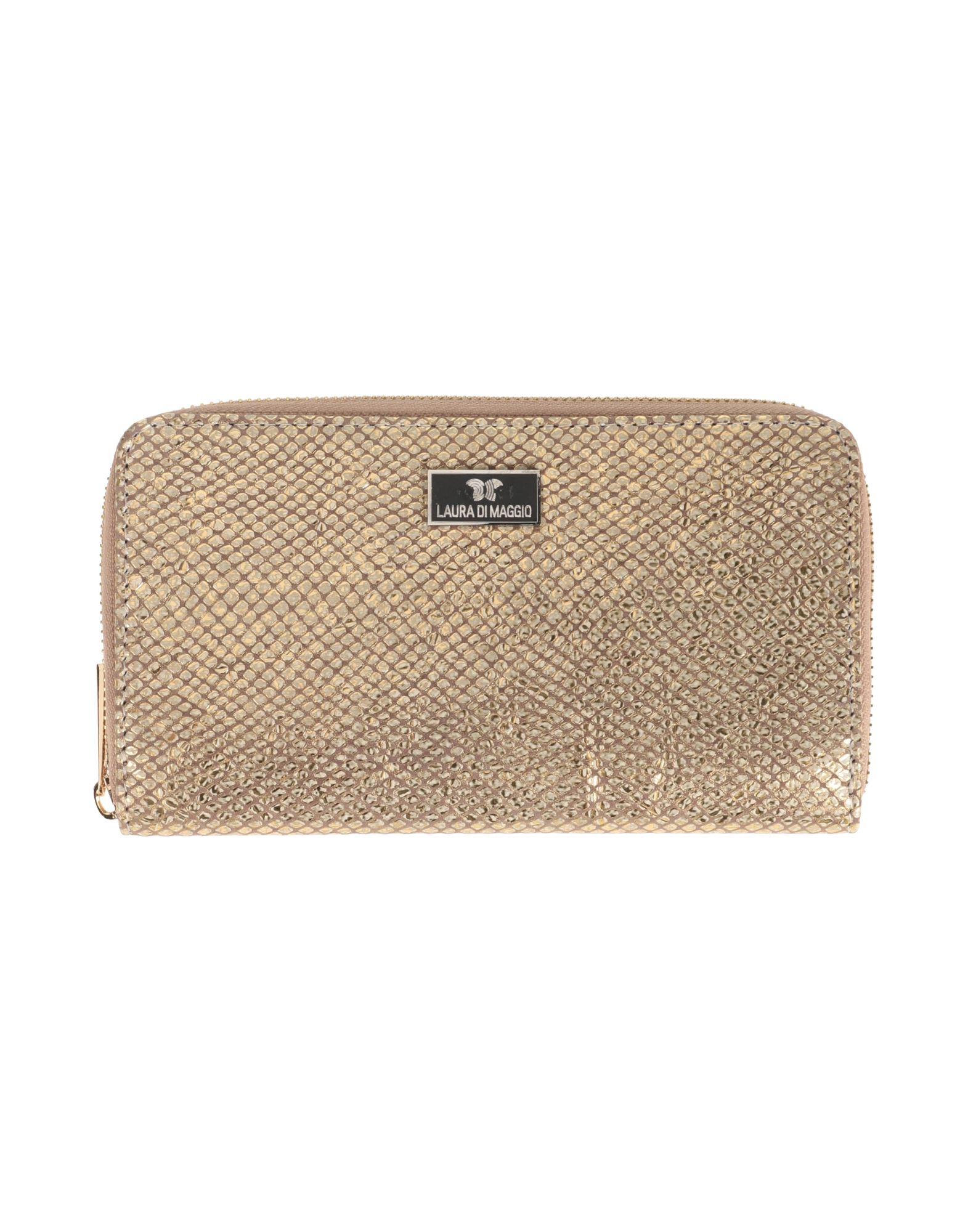 LAURA DI MAGGIO Brieftasche Damen Gold von LAURA DI MAGGIO