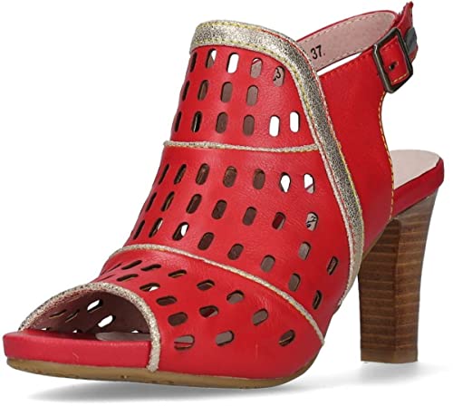 LAURA VITA Damen ALCBANEO 62 Heeled Sandal, Rouge, 37 EU von Laura Vita