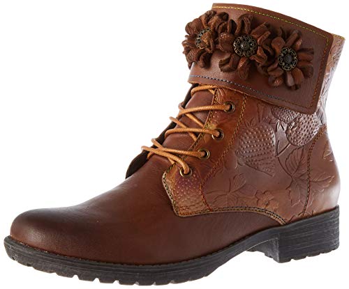 LAURA VITA Damen Bootie, Braun, 39 EU von Laura Vita