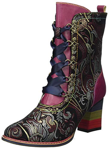 LAURA VITA Damen Bootie, Rot, 41 EU von Laura Vita