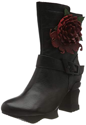 LAURA VITA Damen Bootie, Schwarz, 37 EU von Laura Vita