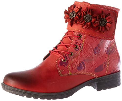 LAURA VITA Damen GACMAYO 14 Combat Boot, Rouge, 36 EU von Laura Vita