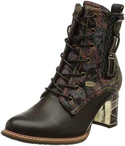 LAURA VITA Damen Marbreo 02 Mid Calf Boot, Schwarz, 37 EU von Laura Vita