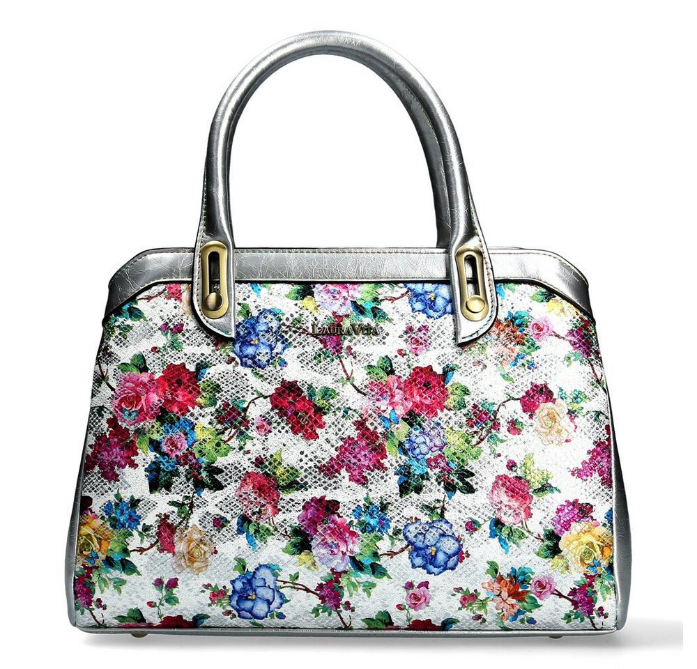 LAURA VITA Handtasche Laura Vita - ARAMIS 04 - Weiß,Silber,Mehrfarbig von LAURA VITA