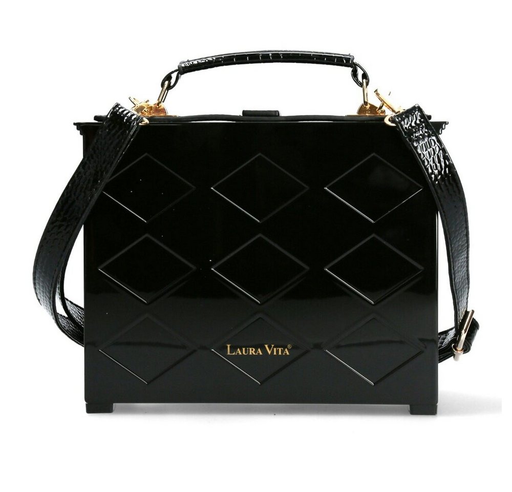 LAURA VITA Handtasche Laura Vita - Handtasche PIANO - Schwarz von LAURA VITA