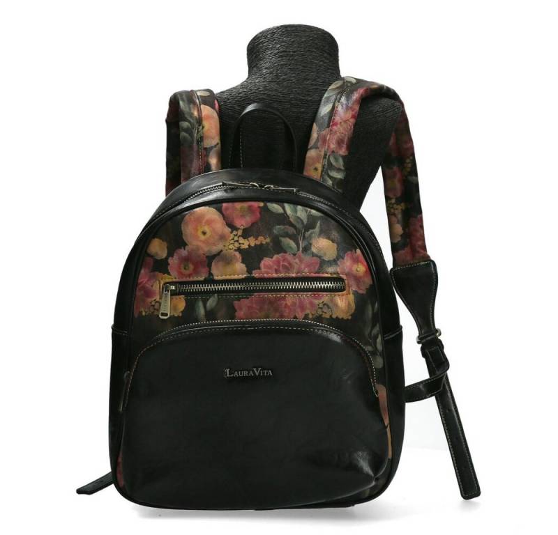 LAURA VITA Handtasche Laura Vita - Rucksack BORA 01 - Schwarz von LAURA VITA