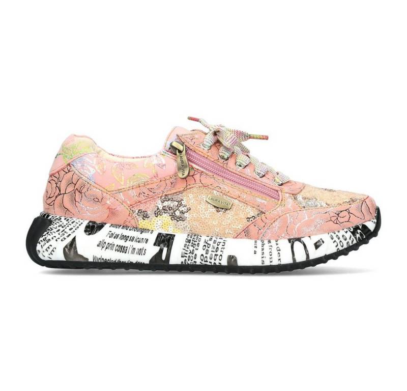 LAURA VITA Laura Vita - BURTON 1123 POUDRE - Rosa Schnürschuh von LAURA VITA