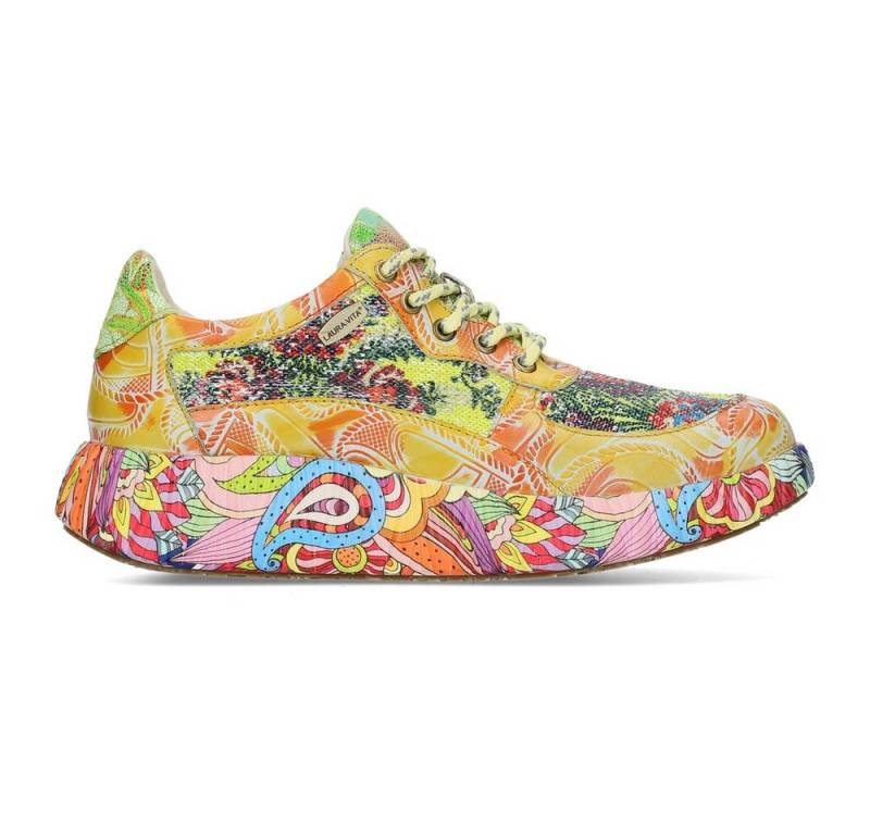 LAURA VITA Laura Vita - NIKITO 02 JAUNE - Gelb,Mehrfarbig Schnürschuh von LAURA VITA