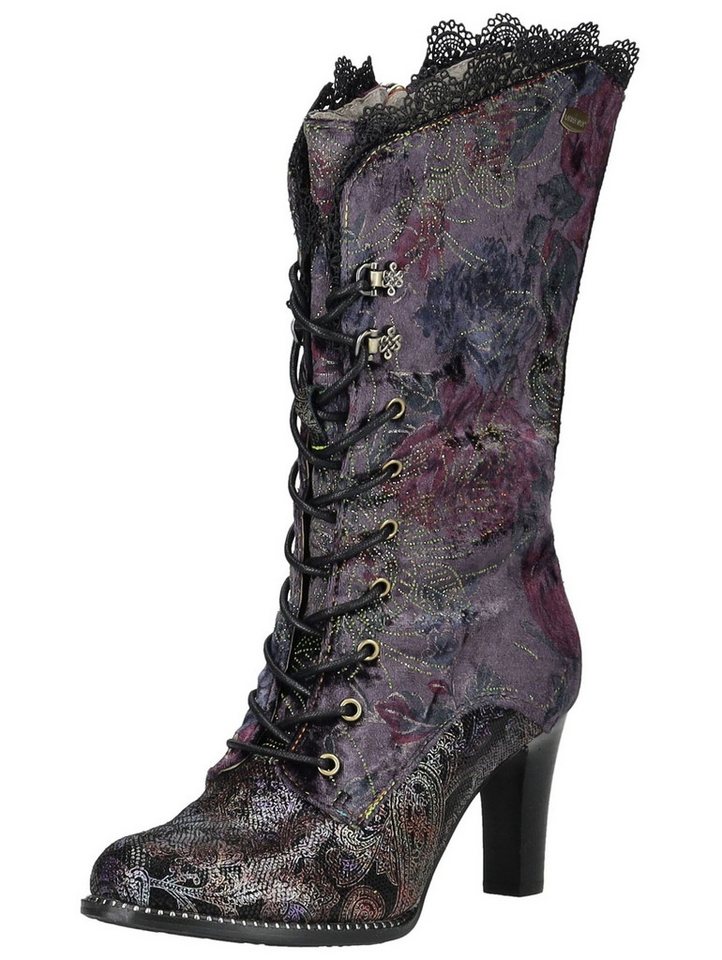 LAURA VITA Stiefel Leder/Textil . High-Heel-Stiefel von LAURA VITA